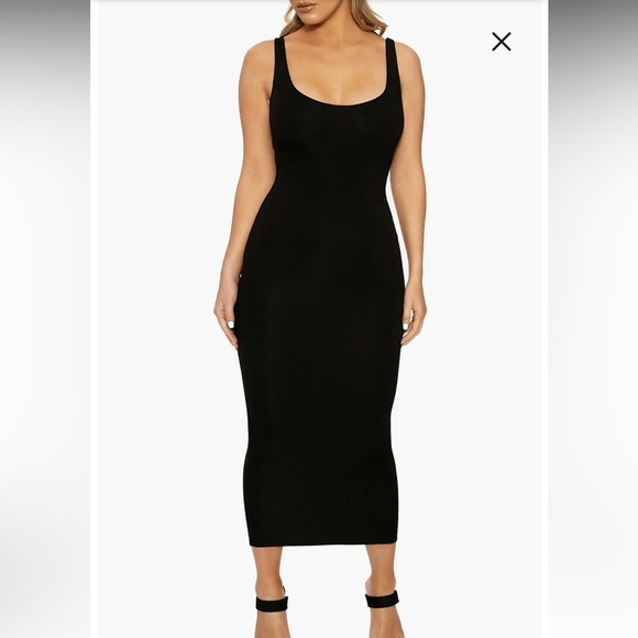 Naked wardrobe NW Sculpt Tank Midi Dress - Picture 3 of 4